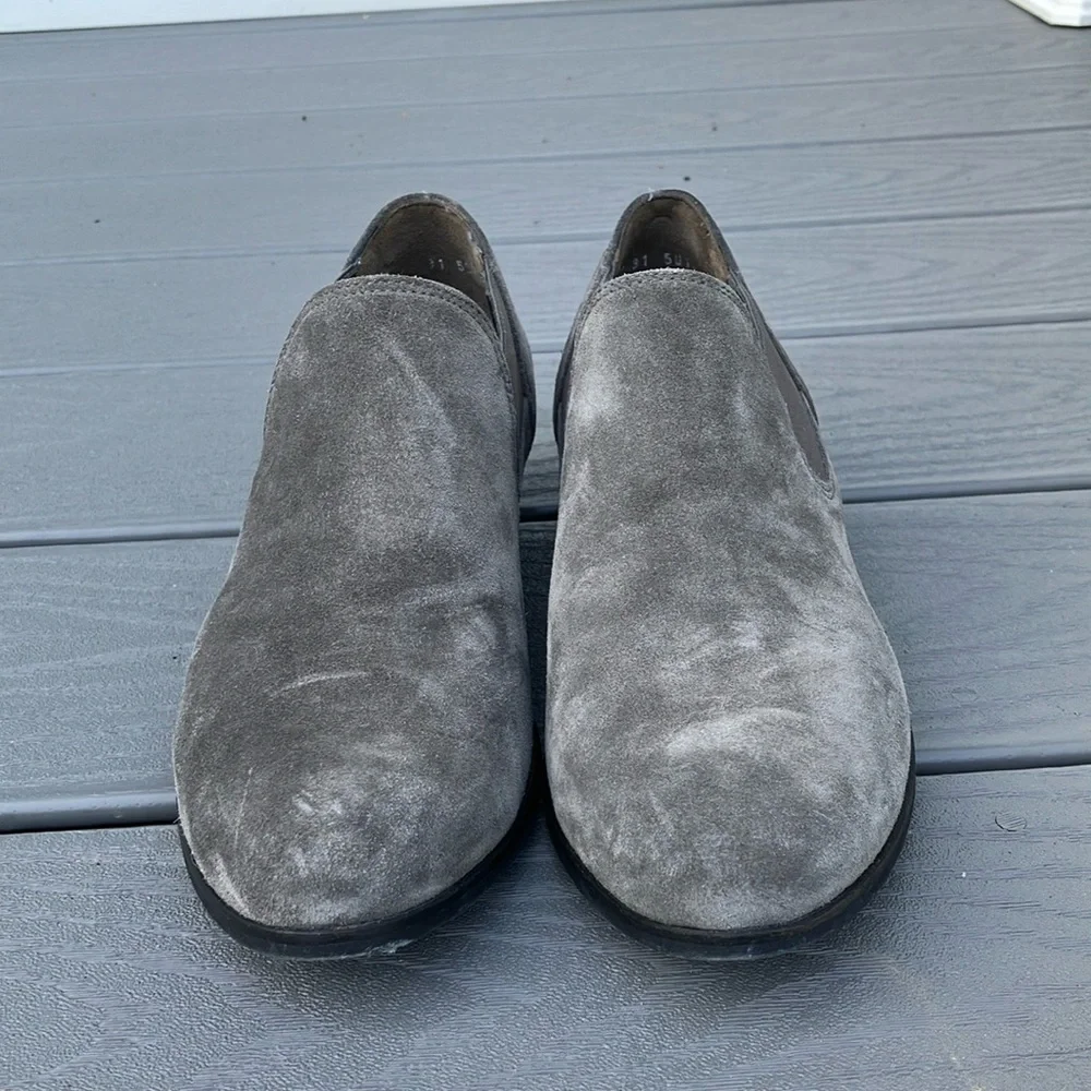 PAUL GREEN Women’s Suede Ankle Boots Grey Size 7 - Picture 7 of 12